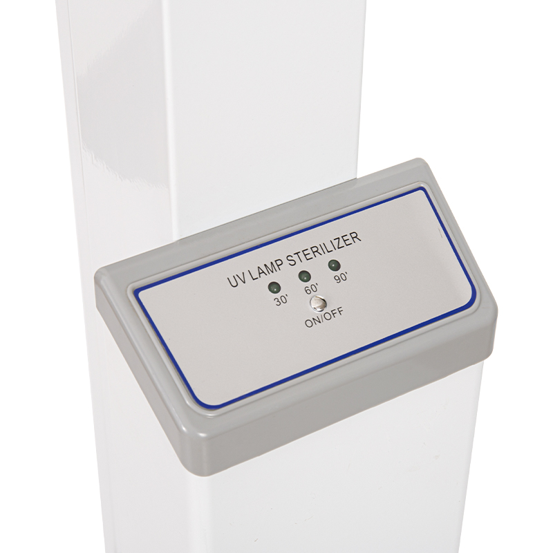 Carro vertical con lámpara de desinfección UV en forma de U de 150 W