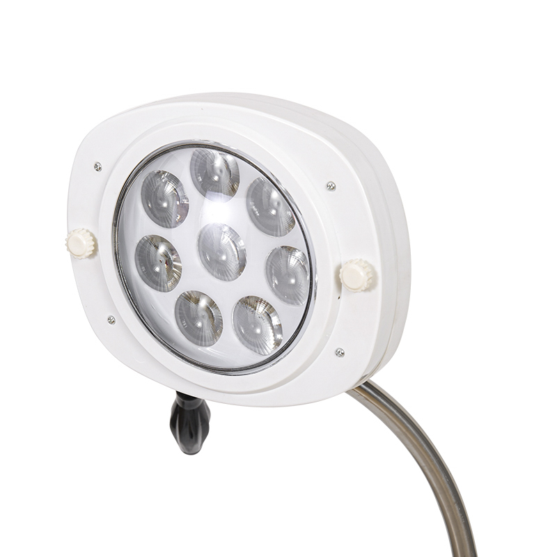 Lámpara LED para examen dental con luz fría y 8 orificios Lámpara LED para examen dental con luz fría y 8 orificios
