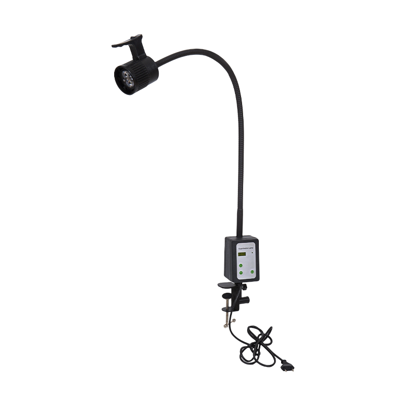 Lámpara de examen de cuello de cisne LED de mesa con clip de 9 W