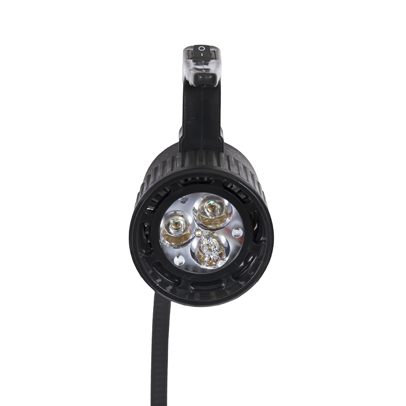 Lámpara de examen de cuello de cisne LED de mesa con clip de 9 W