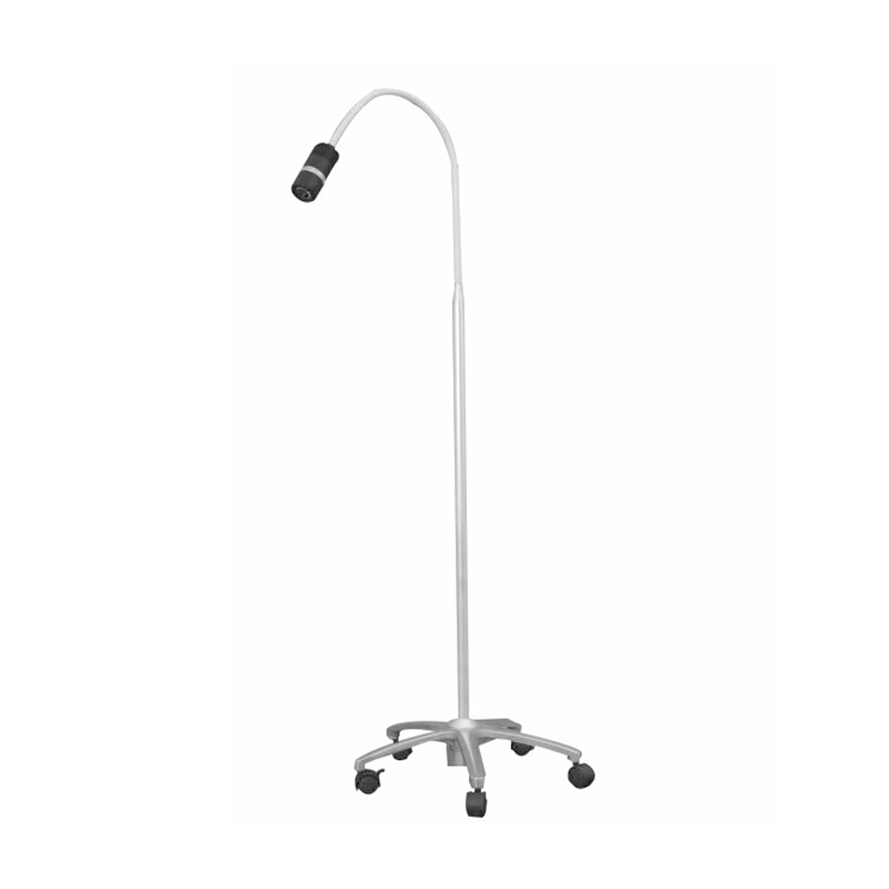 Lámpara de examen de cuello de cisne ajustable con tamaño de punto LED de 12 W