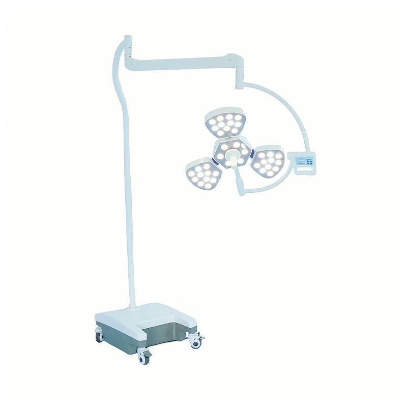 Lámpara quirúrgica móvil de pie sin sombras LED Petal 3 Lámpara quirúrgica móvil de pie sin sombras LED Petal 3