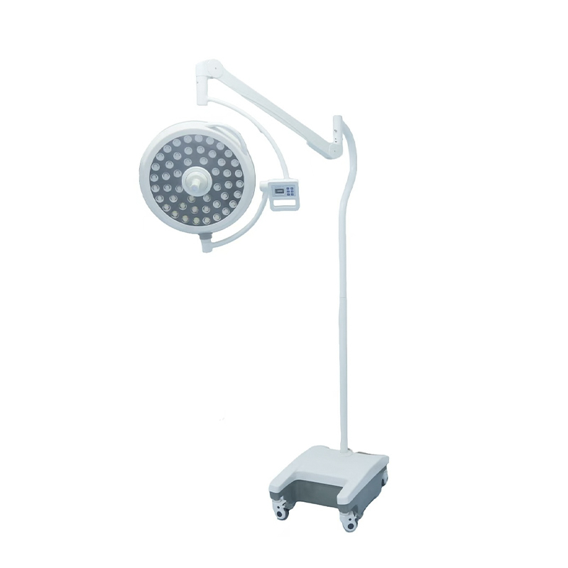 Luz quirúrgica LED móvil sin sombras de 48 W con ruedas