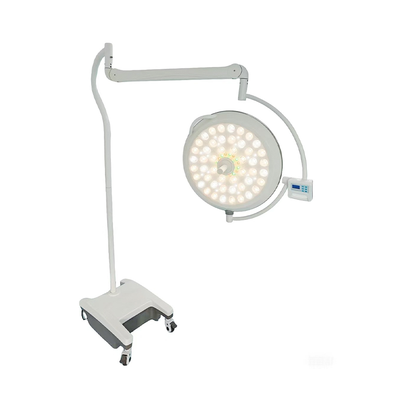 Lámpara quirúrgica sin sombras LED móvil de luz fría de 80 W
